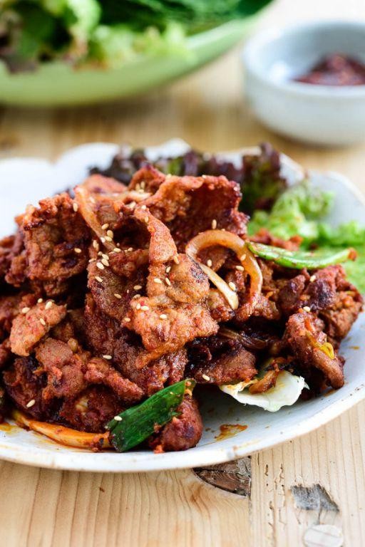 Spicy Korean Pork Belly (Dwaeji Bulgogi)