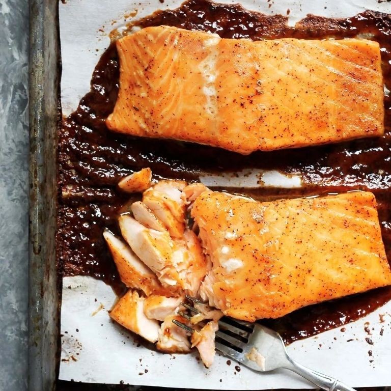 Spicy Maple Mustard Salmon Marinade
