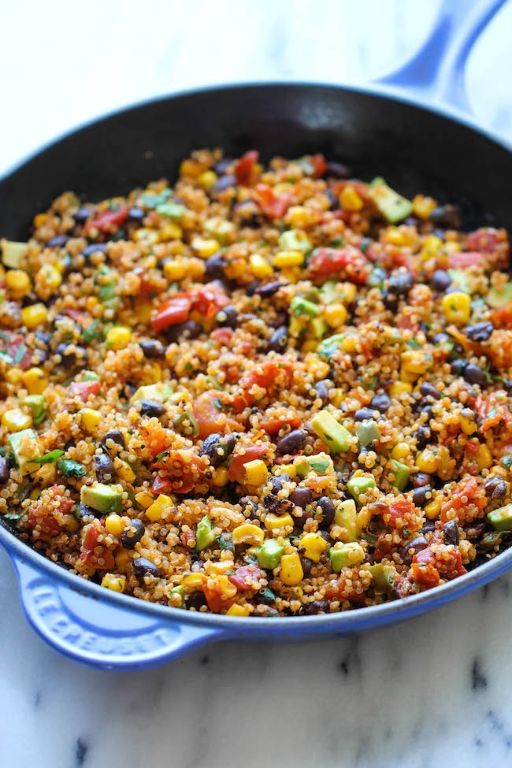Spicy Mexican Quinoa Pilaf