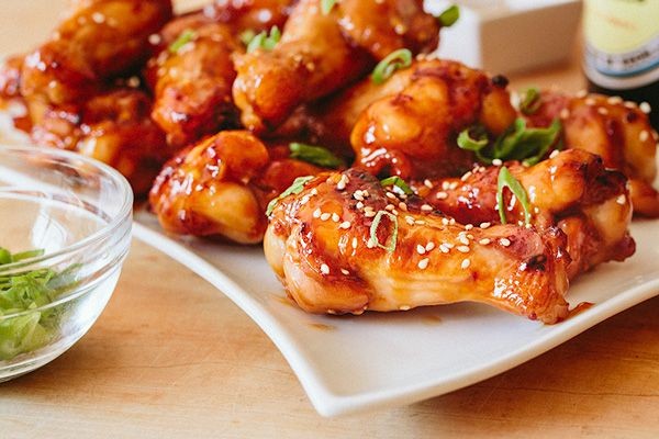 Spicy Orange Glazed Chicken Wings