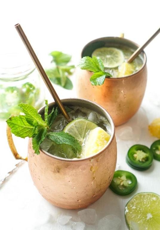 Spicy Pineapple Mexican Mule