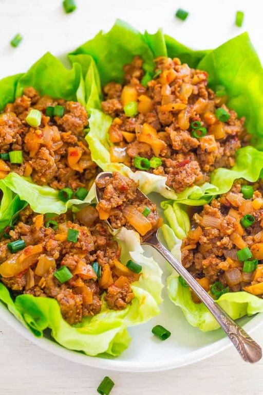 Spicy Pork Lettuce Wraps