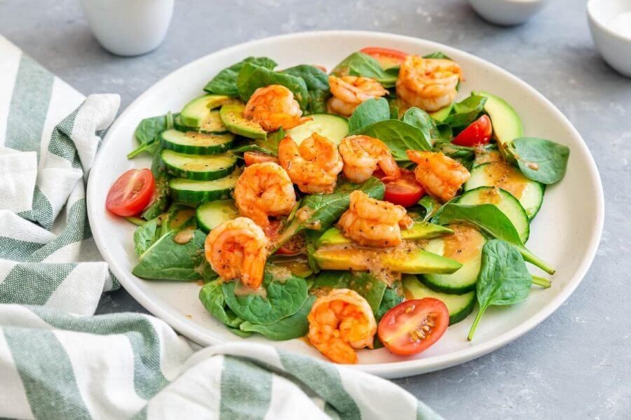 Spicy Shrimp and Avocado Salad
