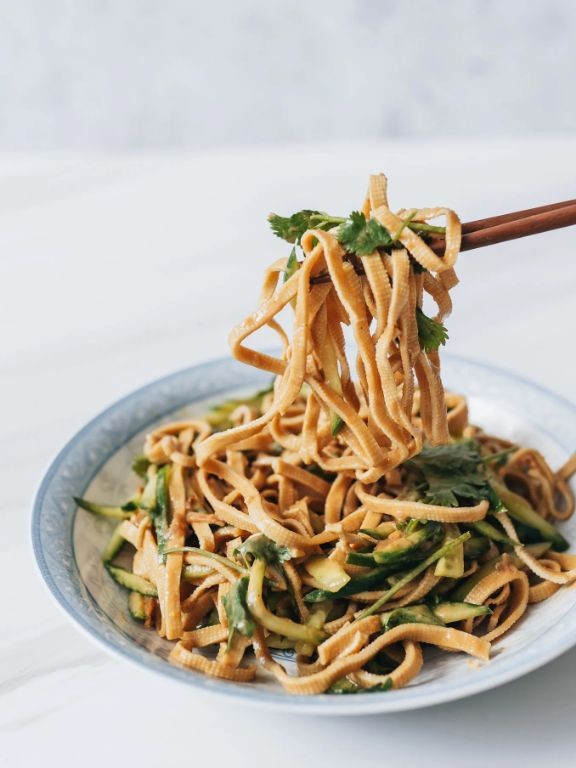 Spicy Sichuan Tofu Skin Salad