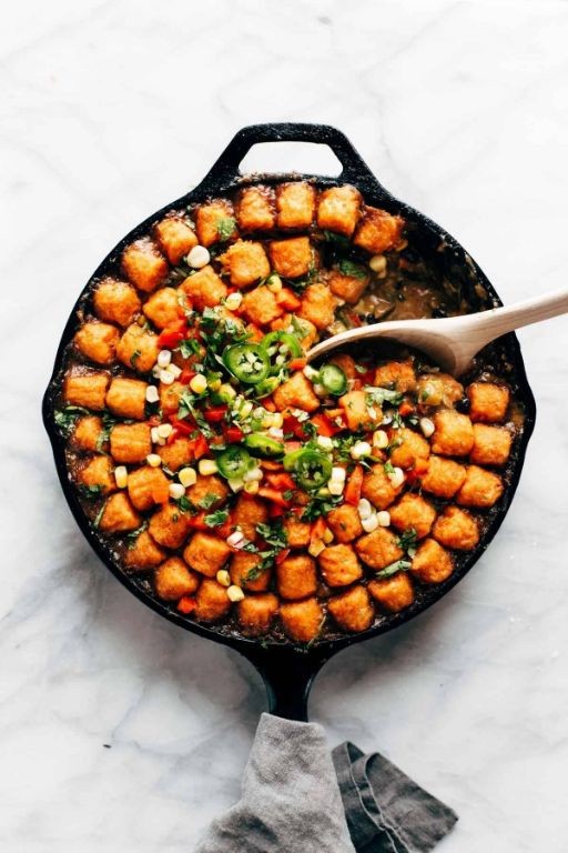 Spicy Southwest Tater Tot Casserole