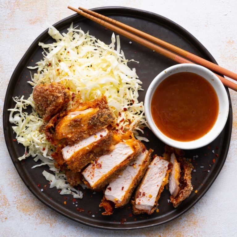 Spicy Tonkatsu Sauce with Chili Flakes