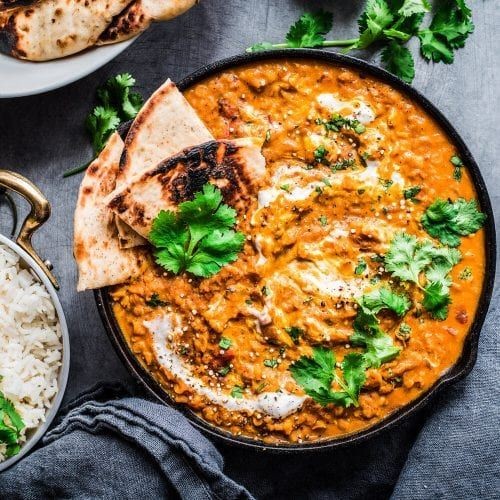 Spicy Vegan Lentil Curry
