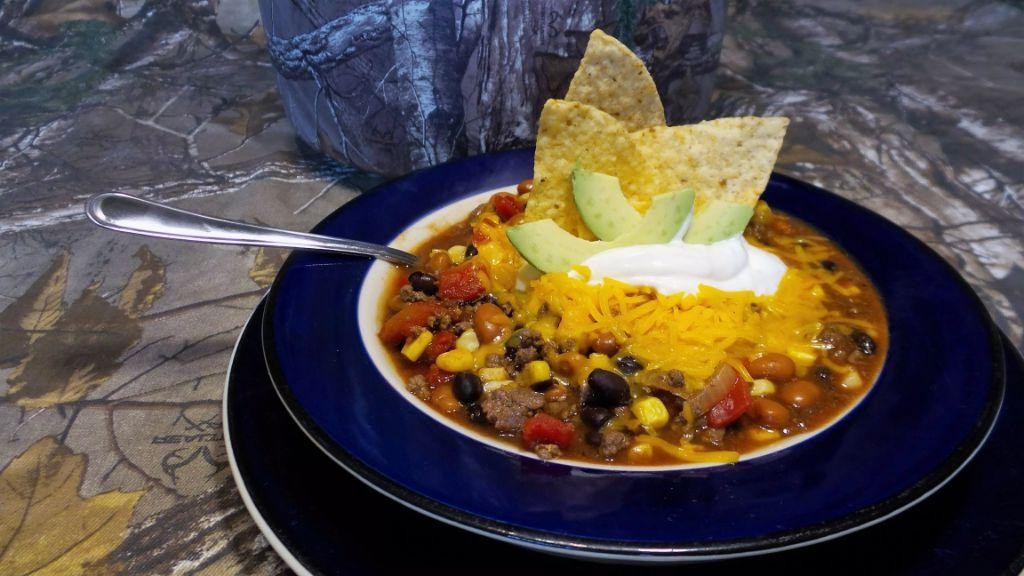 Spicy Venison Taco Soup