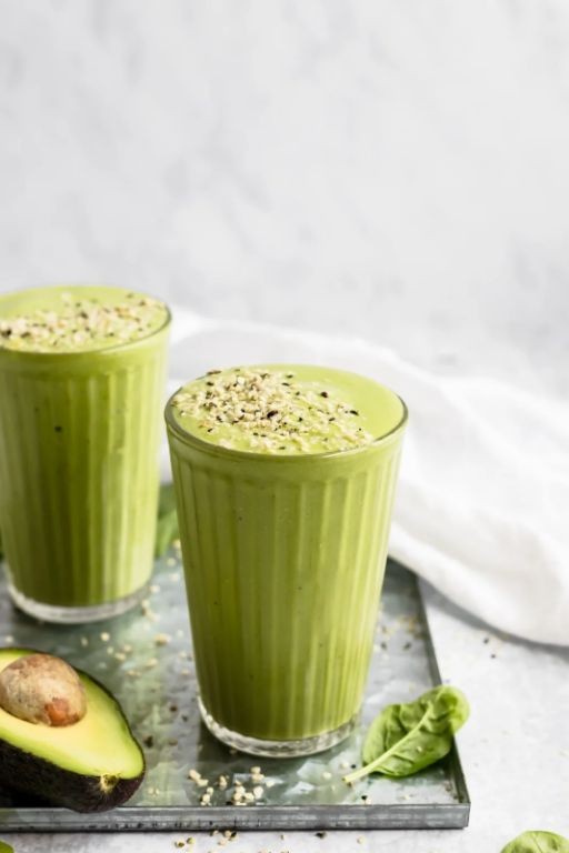Spinach Avocado Grounded Smoothie