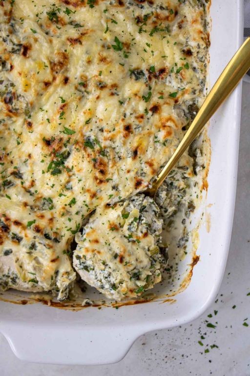 Spinach and Artichoke Casserole