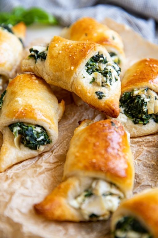 Spinach and Artichoke Crescent Roll Casserole