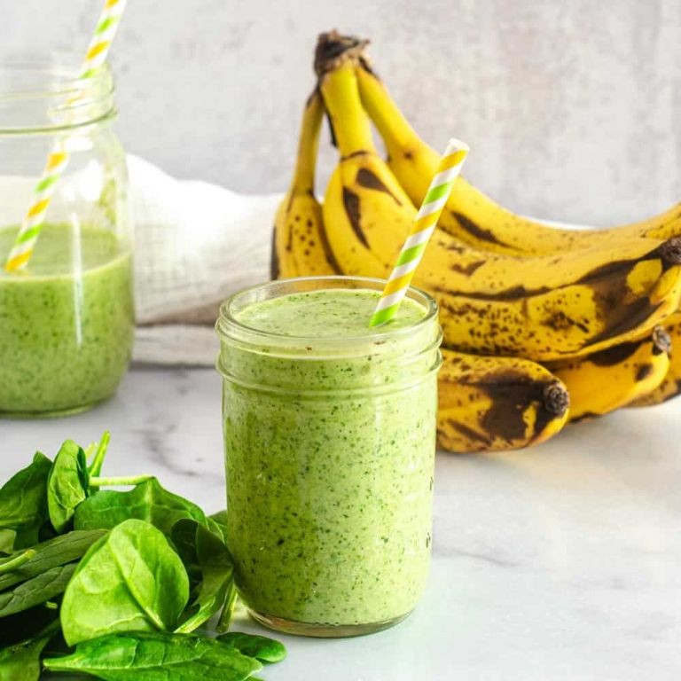 Spinach and Banana Green Bars