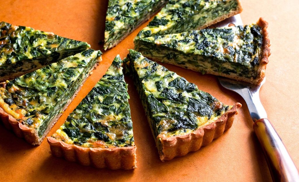 Spinach and Caramelized Onion Tart