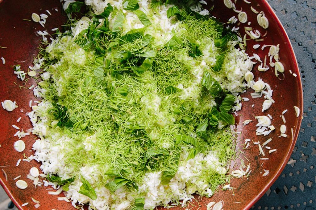 Spruce Tip Wild Rice Salad