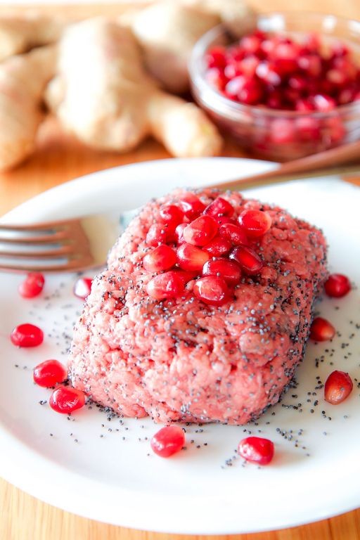 Steak Tartare with Pomegranate and Mint