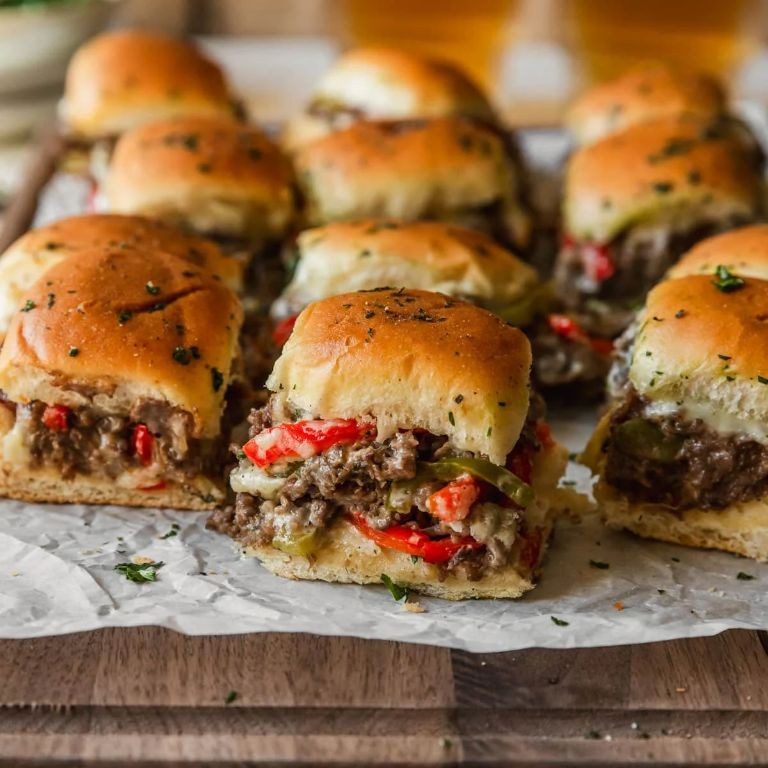 Steak and Cheese Sliders