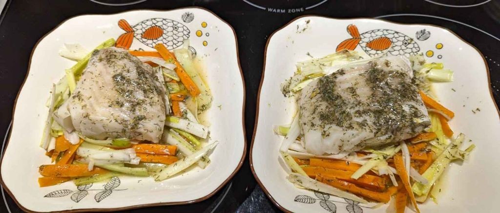 Steamed Cod with Dill and Butter