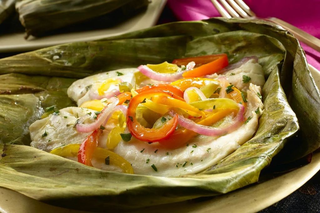 Steamed Tilapia in Banana Leaf