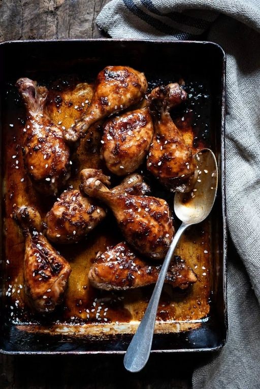 Sticky Soy Ginger Chicken Drumsticks