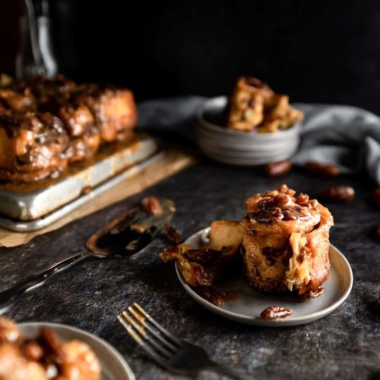 Sticky Toffee Pudding Muffins with Pecan Topping