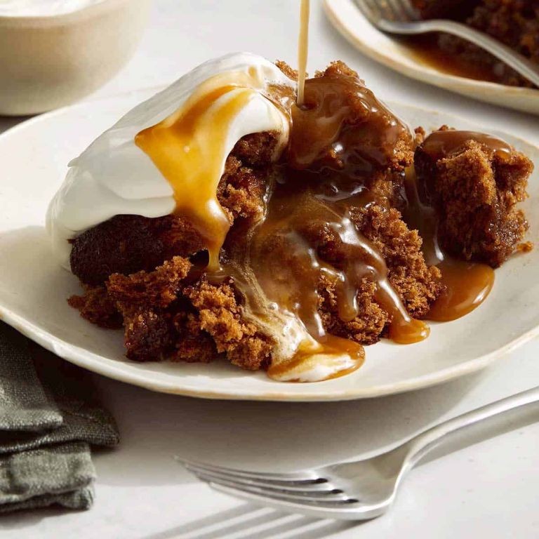 Sticky Toffee Pudding with Custard