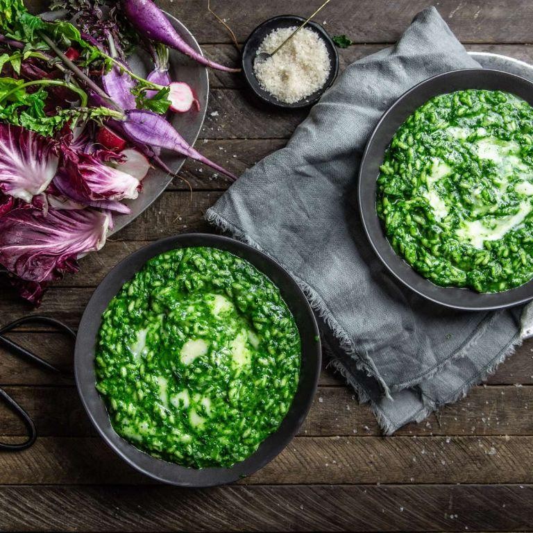 Stinging Nettle Risotto