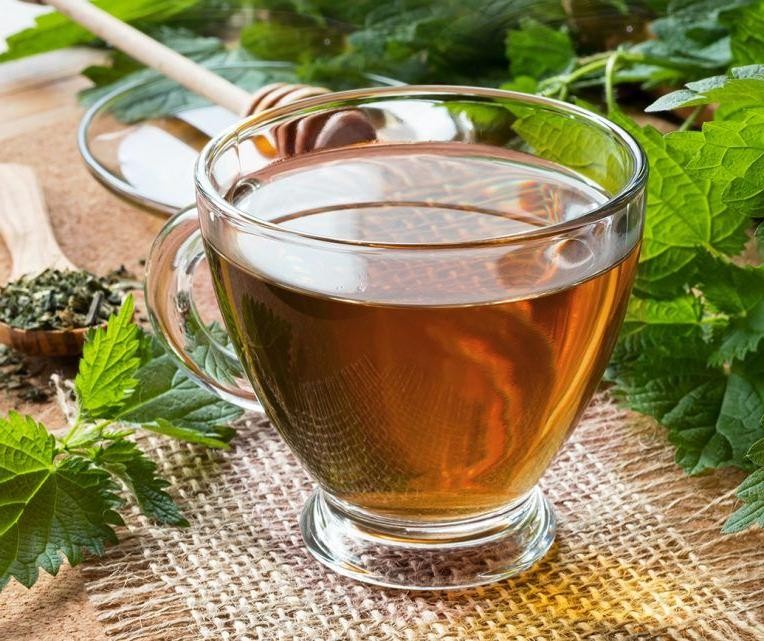 Stinging Nettle Tea with Honey