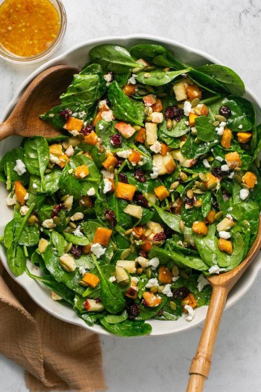 Stinging Nettle and Pumpkin Seed Salad