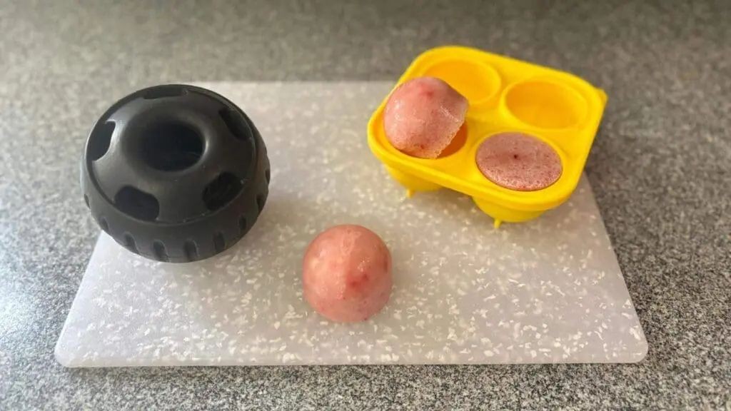 Strawberry Banana Woof Pupsicles