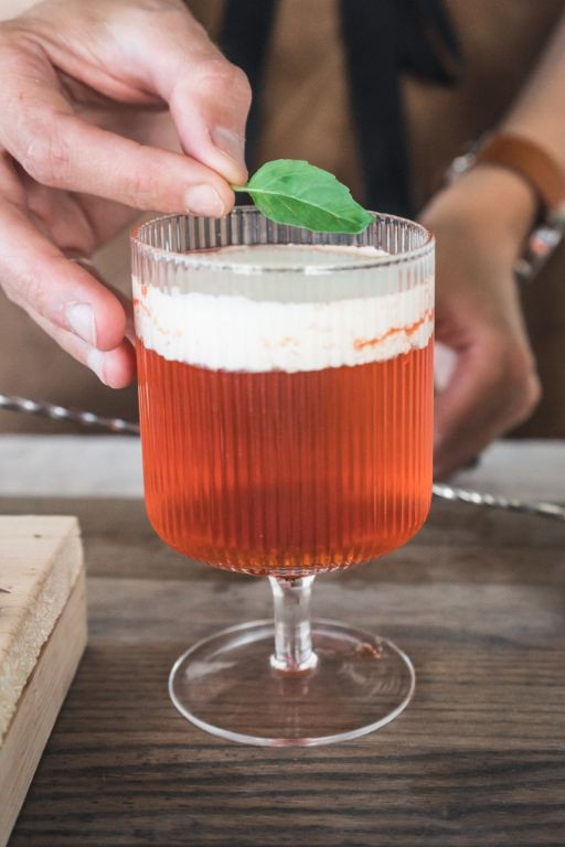 Strawberry Basil Spritz