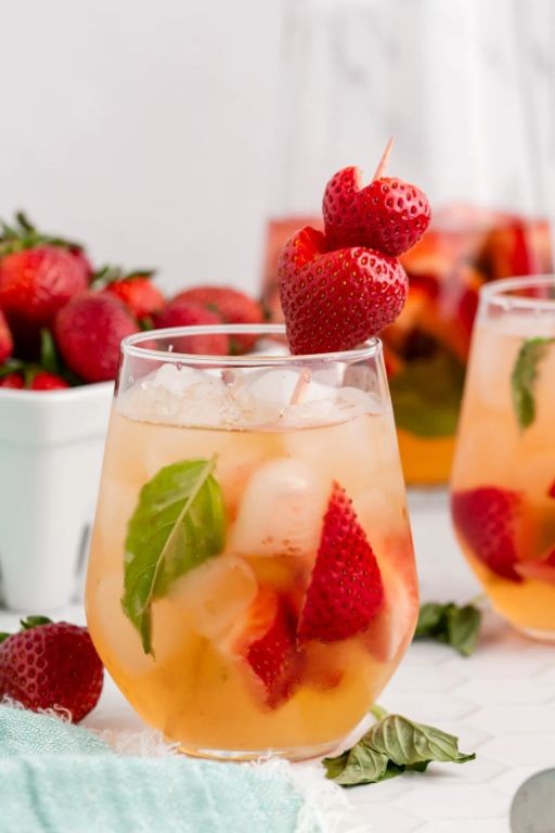 Strawberry Basil Wine