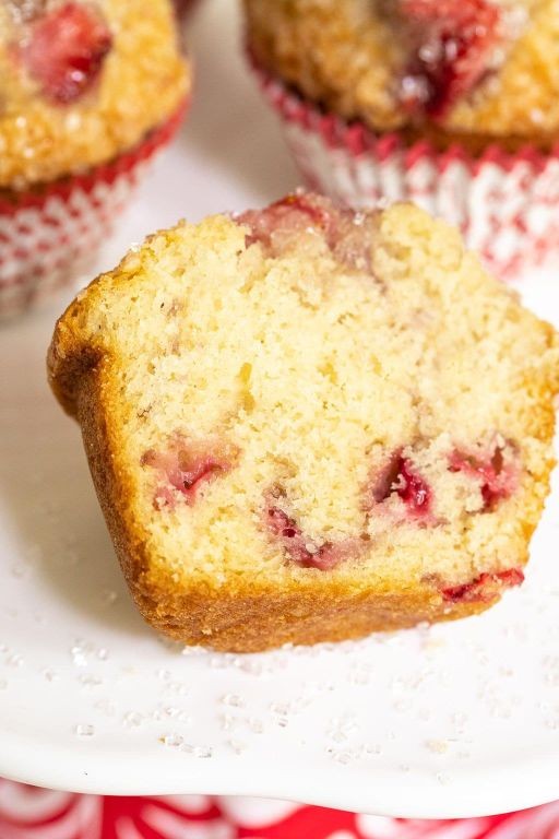 Strawberry Buttermilk Muffins
