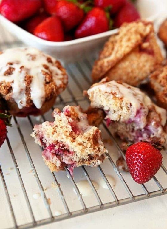 Strawberry Cinnamon Muffins