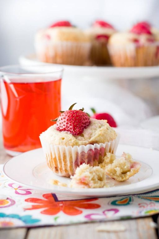 Strawberry Coconut Muffins