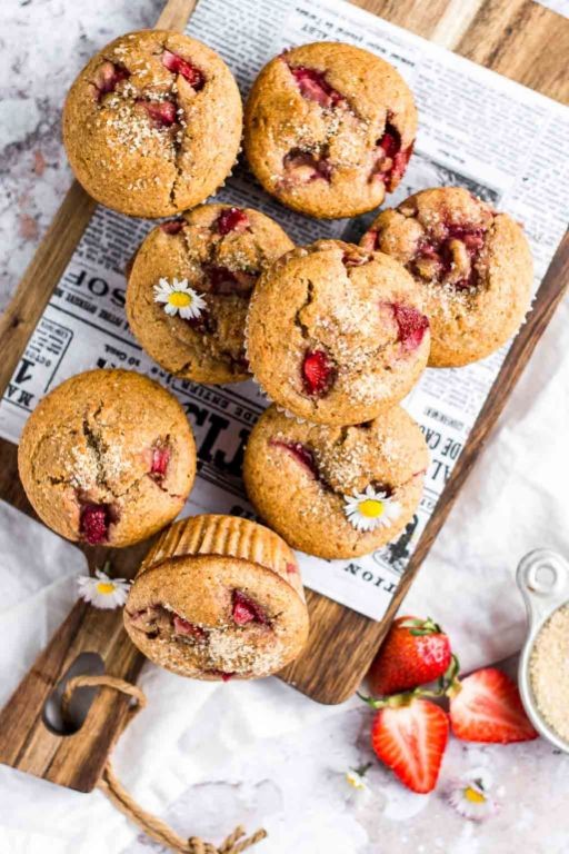 Strawberry Honey Muffins