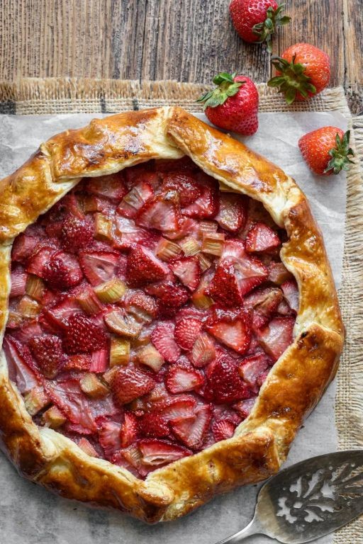 Strawberry Rhubarb Galette