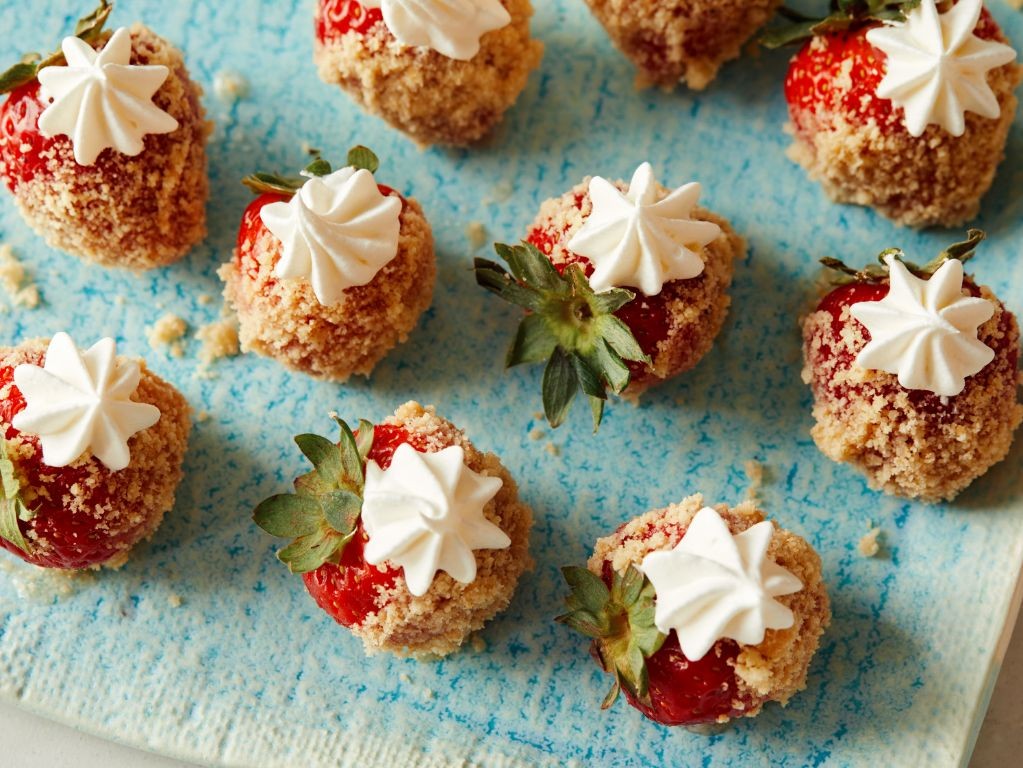Strawberry Shortcake Bites