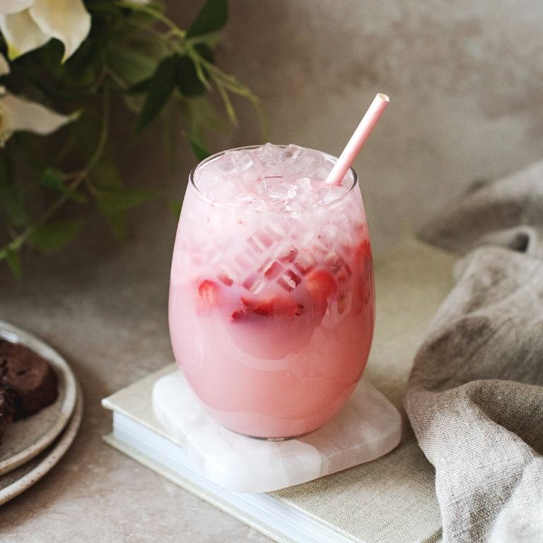 Strawberry Yogurt Soju Cocktail