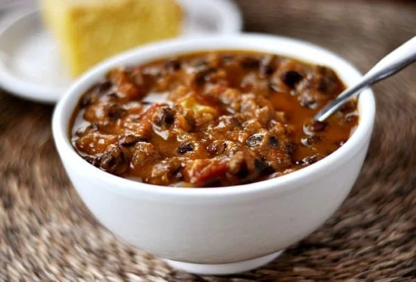 Sugar Pumpkin and Black Bean Chili