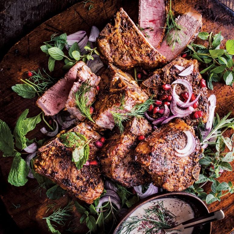 Sumac-Marinated Lamb Chops