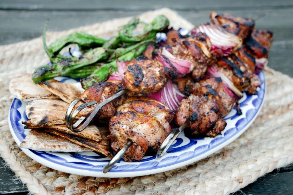 Sumac-Spiced Grilled Chicken Skewers