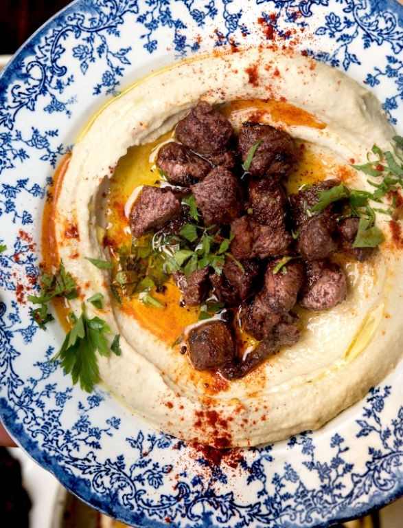 Sumac-Spiced Hummus with Pita