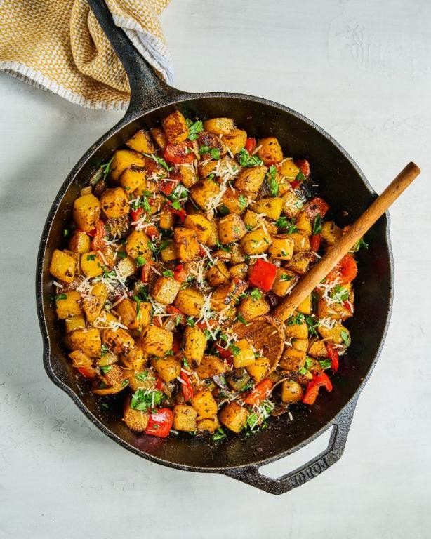 Summer Potato Hash with Bell Peppers