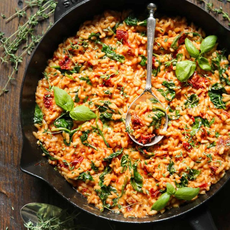 Sun-Dried Tomato and Basil Risotto