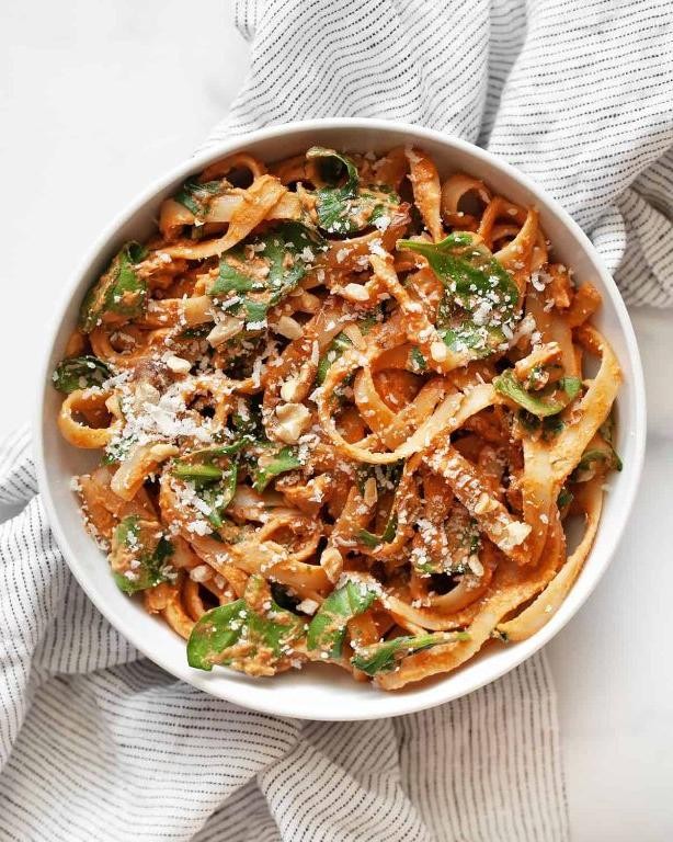 Sun-Dried Tomato and Cottage Cheese Penne