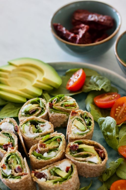 Sun-Dried Tomato and Feta Pinwheels