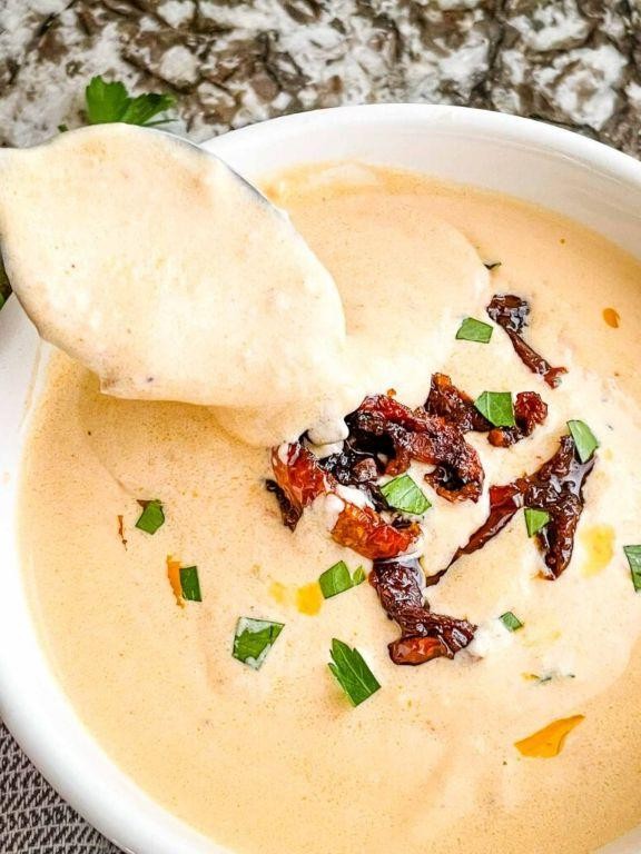 Sun-Dried Tomato and Parmesan Vichyssoise