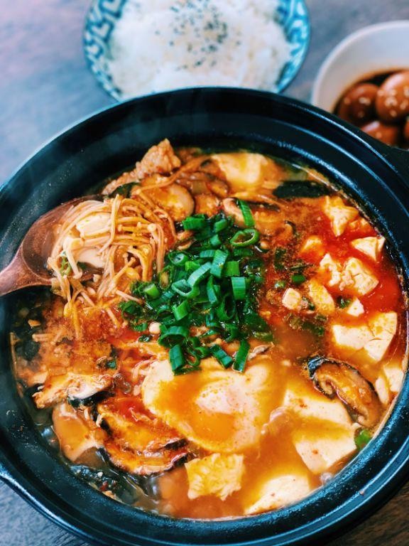 Sundubu Jjigae (Spicy Soft Tofu Stew)