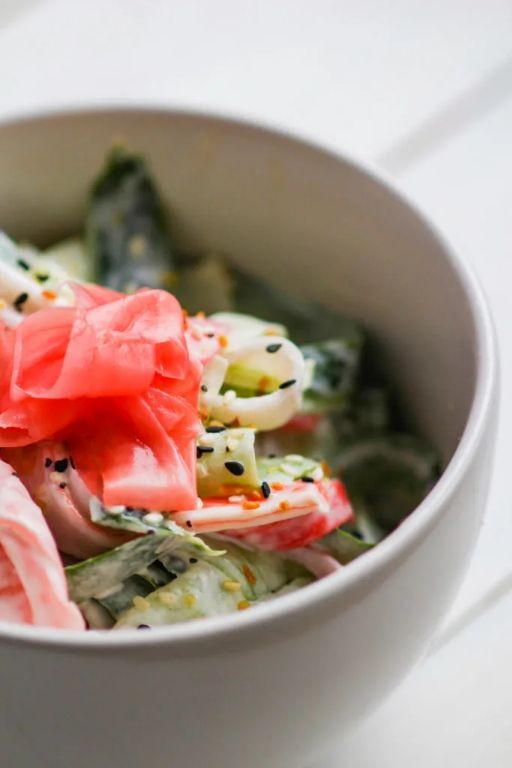 Sushi-Inspired Slaw with Pickled Ginger