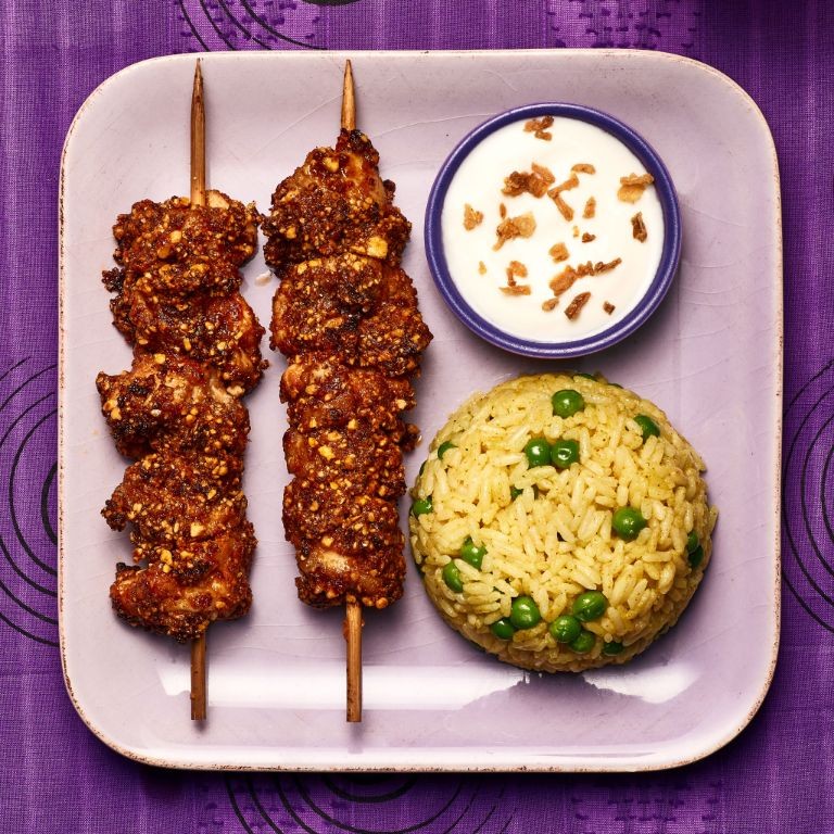 Suya Grilled Chicken Skewers